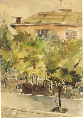 Крылов Порфирий Никитич. Городской пейзаж 